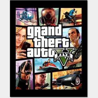 Grand Theft Auto V Cover Posters and Art